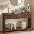 47" Fluted Console Table with Drawers S41095