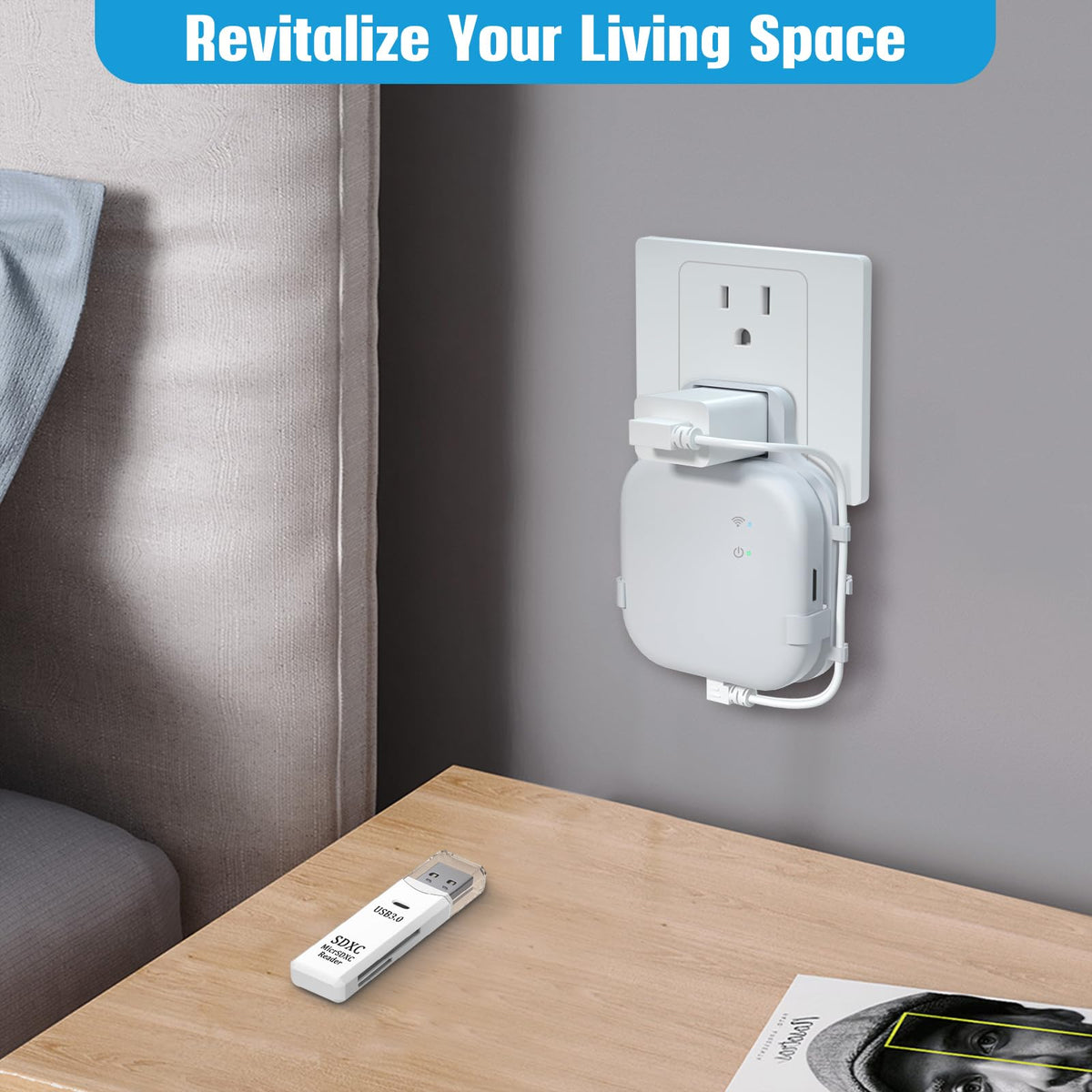 256GB Micro SD Card & Outlet Wall Mount H14116
