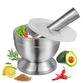 Mortar and Pestle Set Stainless Steel C9751