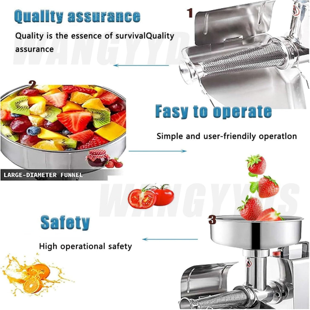 450W Stainless Steel Electric Tomato Strainer A27987