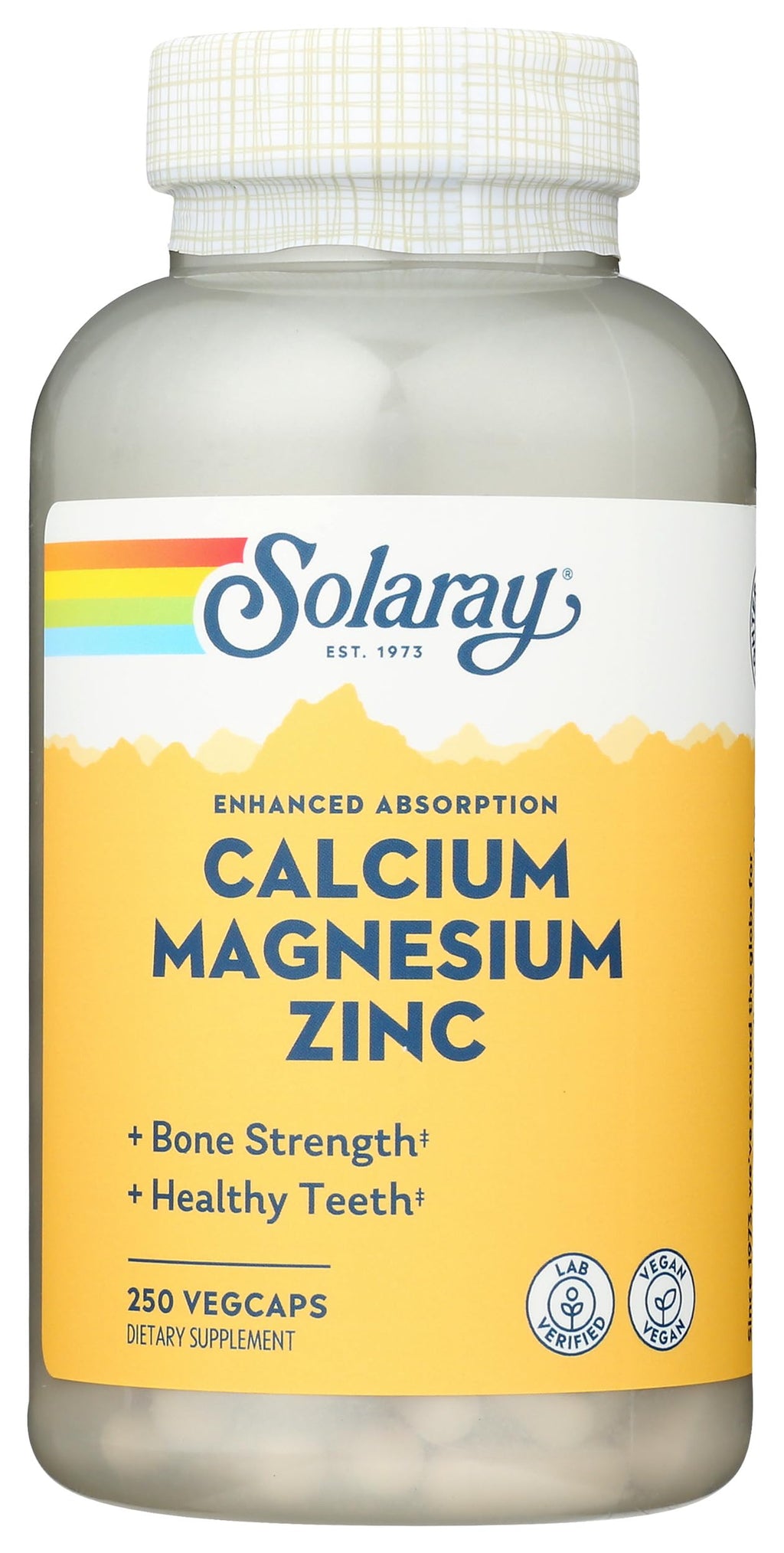 Calcium Magnesium Zinc Capsules 250 Count I211374