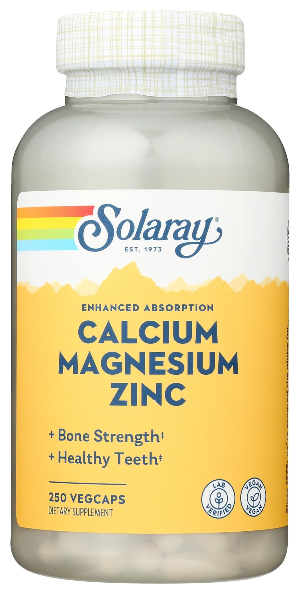 Calcium Magnesium Zinc Capsules 250 Count I211374