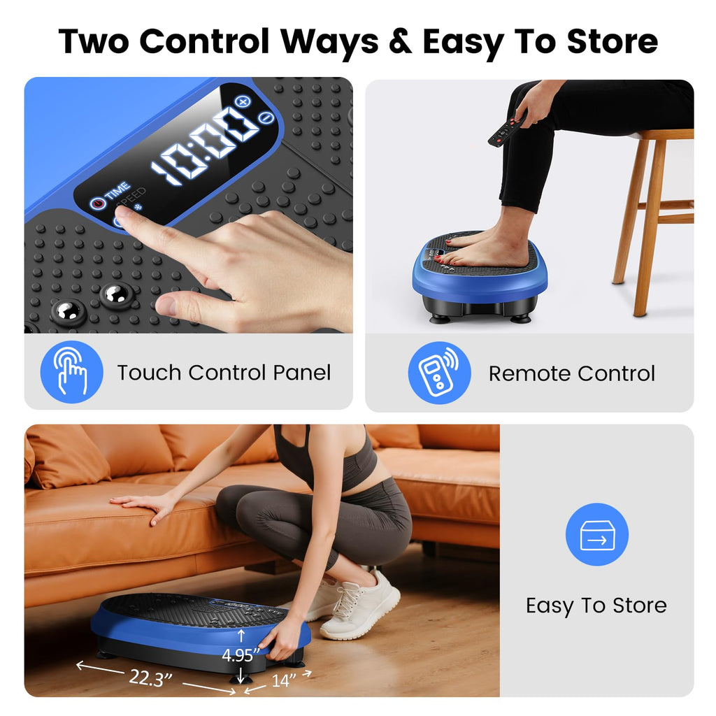 Vibration Plate Exercise Machine 450 lbs Capacity R639