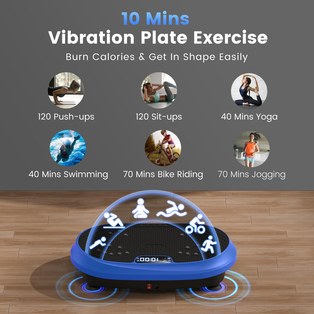 Vibration Plate Exercise Machine 450 lbs Capacity R639