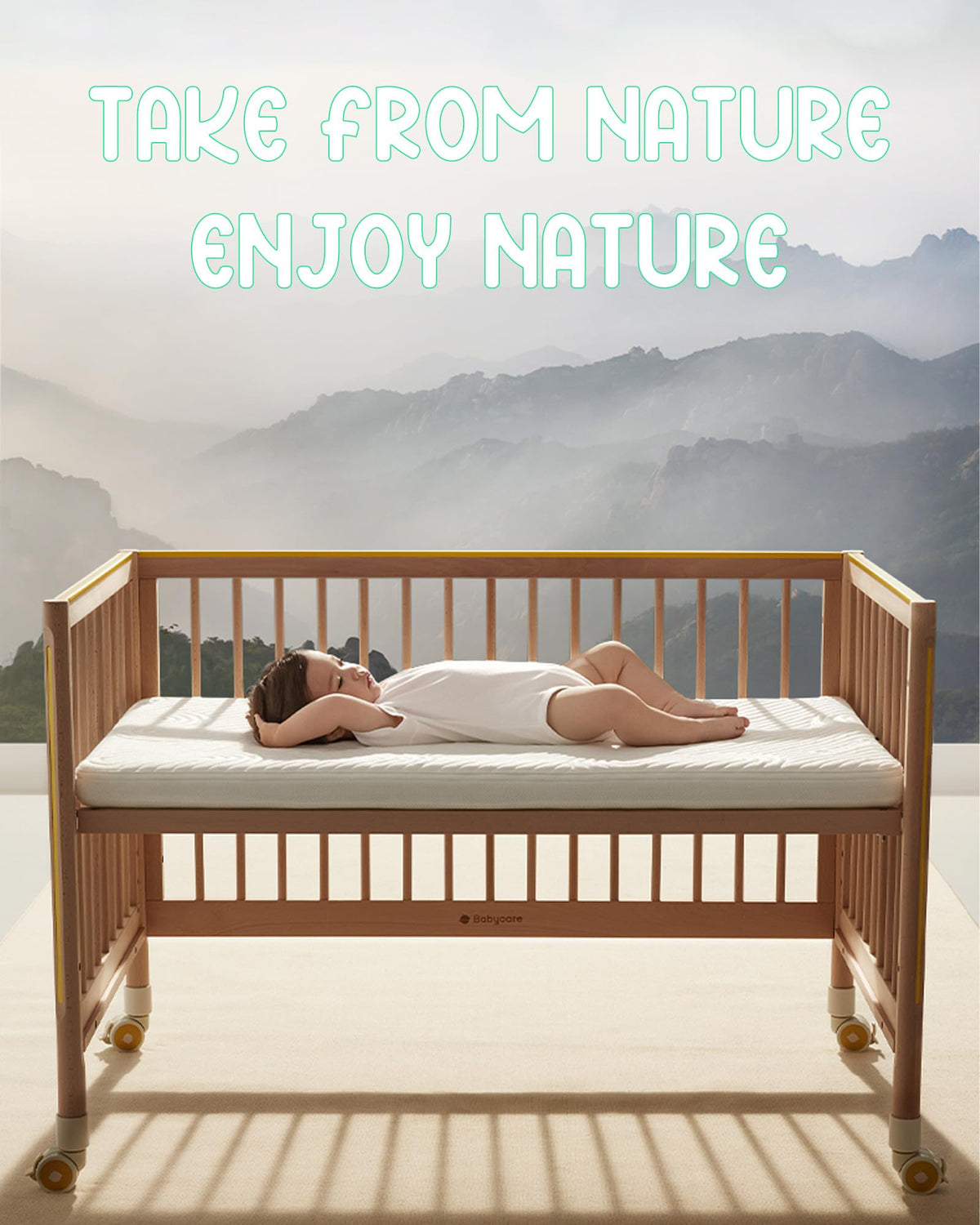 Mini Crib Mattress with Waterproof Bamboo Cover W87352