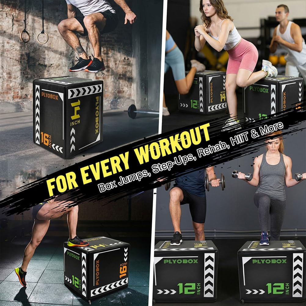 3-in-1 Foam Plyometric Jump Box R73418