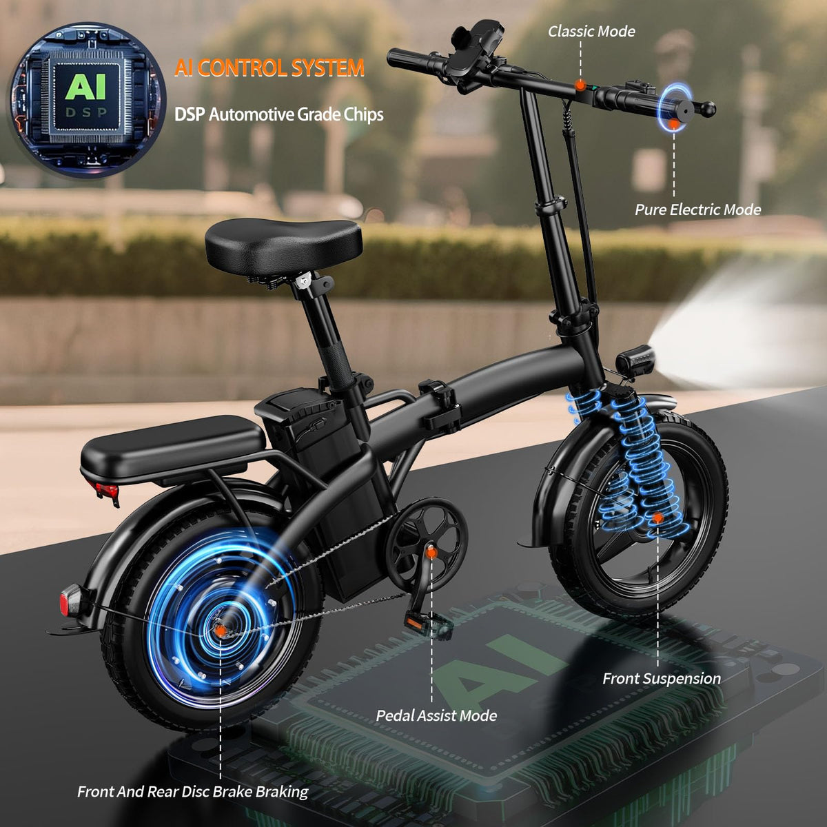 Foldable 500W Electric Bike I46469