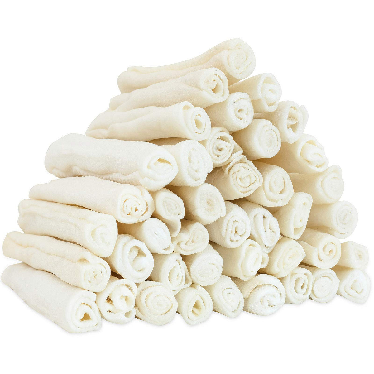 6Inch Natural Flavor Rawhide Rolls Dog Treats Z530