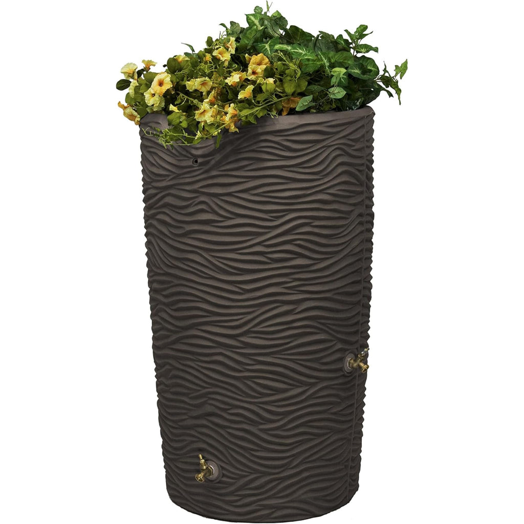 65-Gallon Rain Saver Barrel with 2 Brass Spigots and Screen L56596