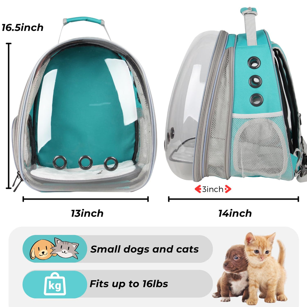 Expandable Cat Backpack with Mini Fan I49553