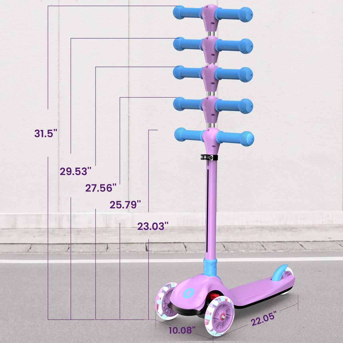 3 Wheel Foldable Kids Scooter T698576