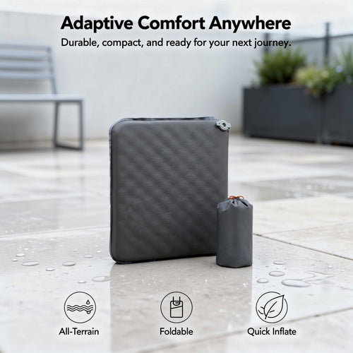 2 Pcs Inflatable Seat Cushion Lightweight Nylon TPU X51988