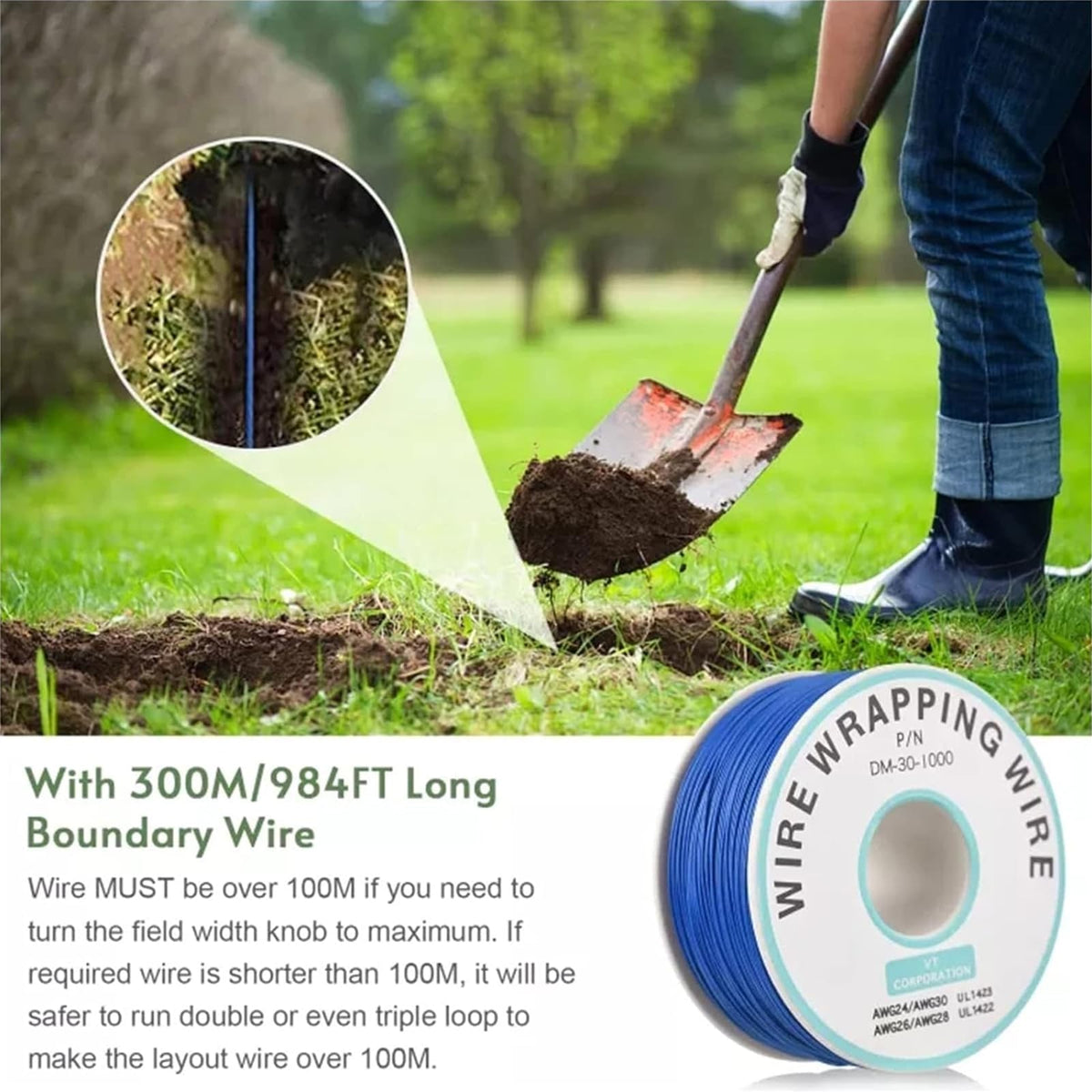 Electronic Dog Fence, In-ground/Aboveground Pet Containment System, Waterproof Training Collar J200