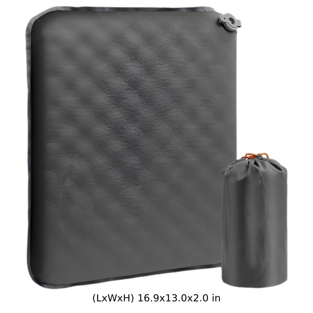 2 Pcs Inflatable Seat Cushion Lightweight Nylon TPU X51988