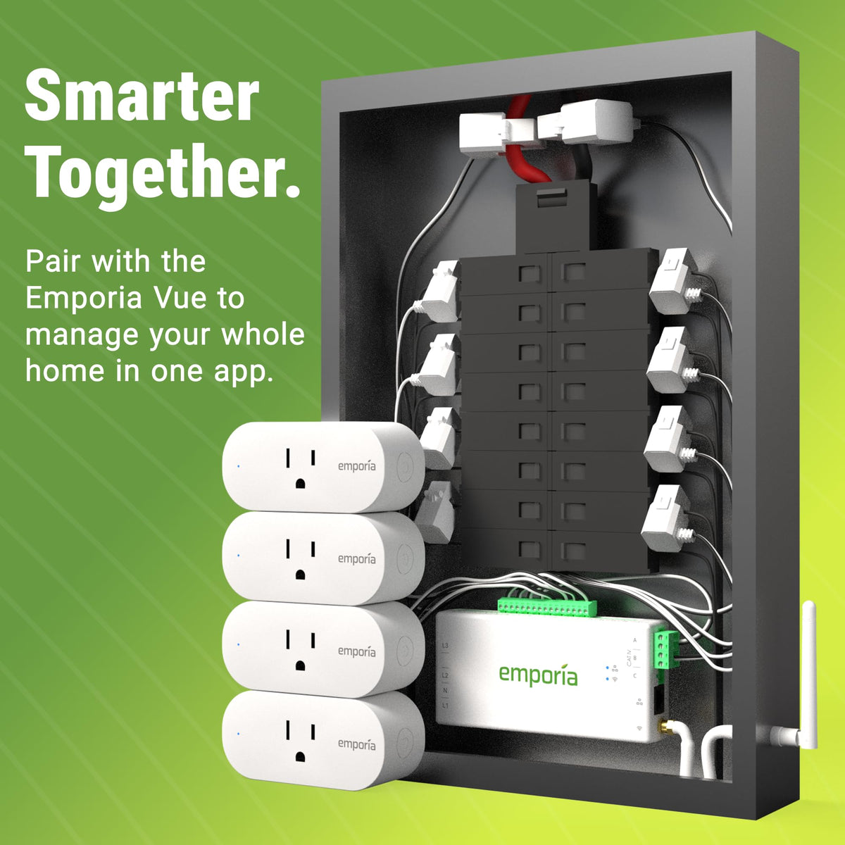 Energy Monitor with 16 Sensors and 4 Smart Plugs P77774