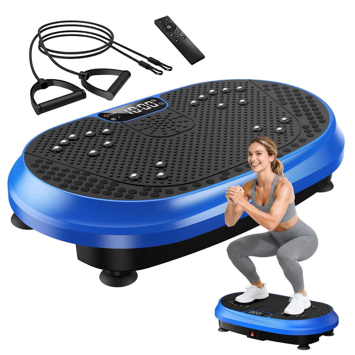 Vibration Plate Exercise Machine 450 lbs Capacity R639