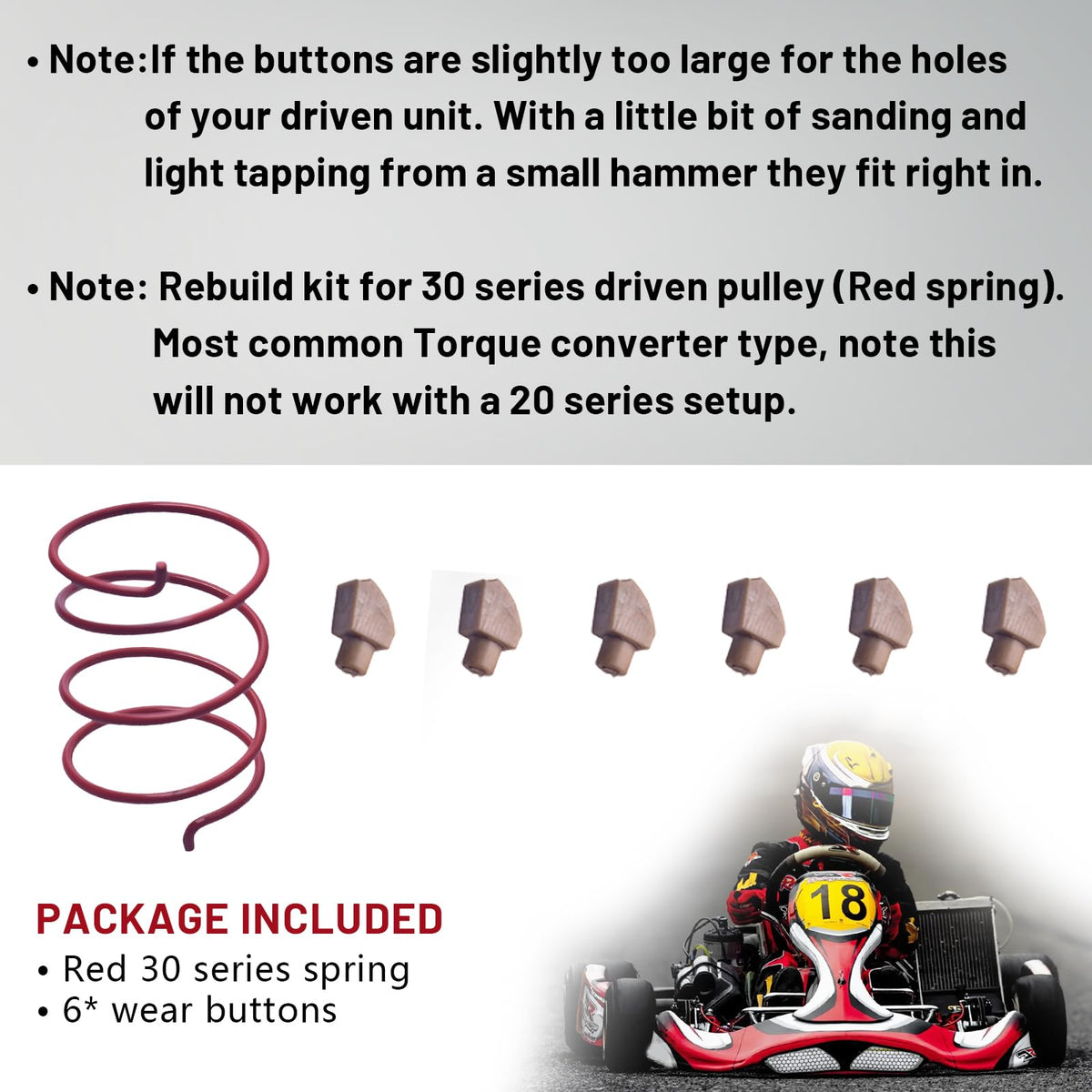 30 Series Torque Converter Driven Pulley Rebuild Kit A999