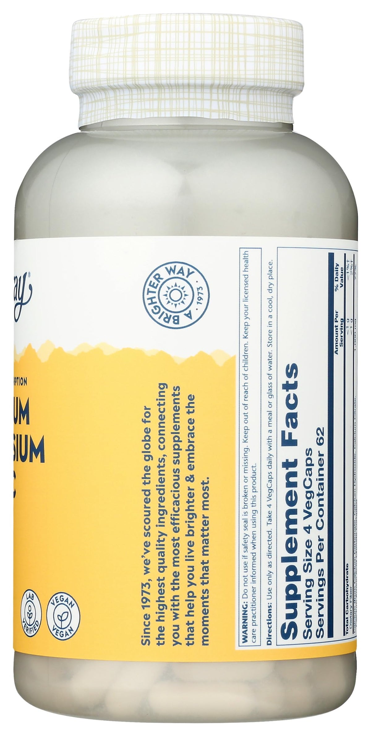 Calcium Magnesium Zinc Capsules 250 Count I211374