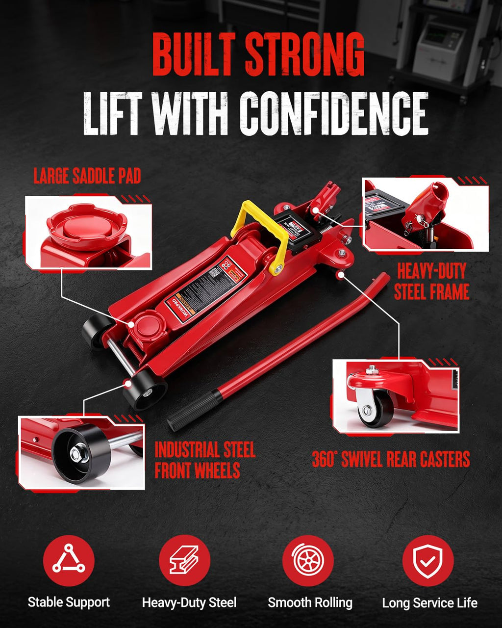 2.5 Ton Hydraulic Trolley Floor Jack X2599