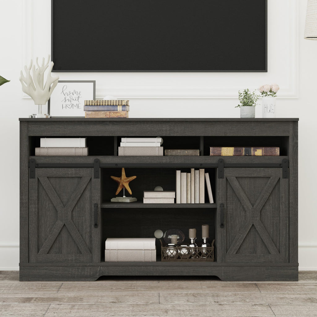 Farmhouse TV Stand for 65+ Inch TV T17501
