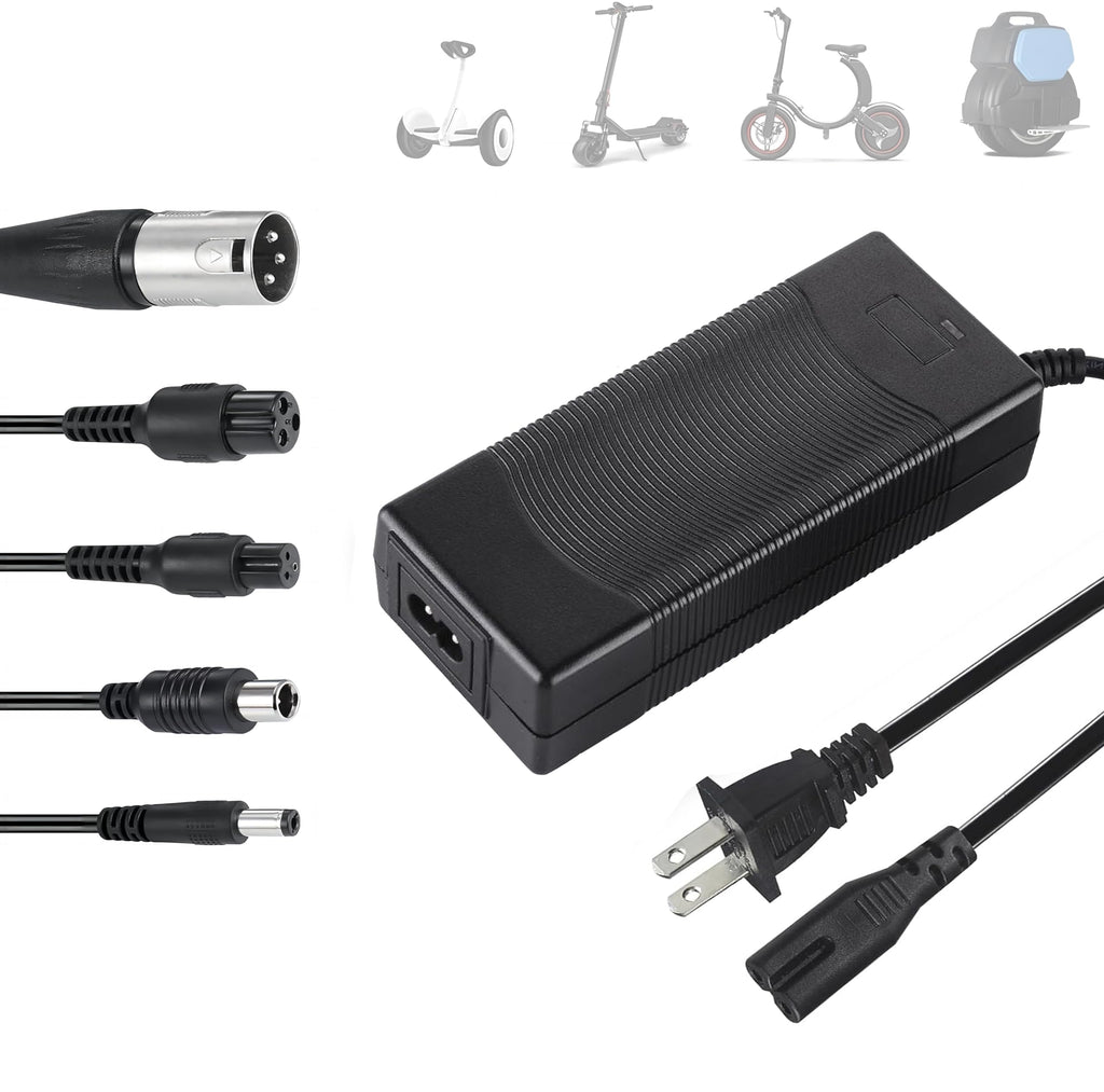 42V 2A Electric Scooter Battery Charger with XLR RCA & DC Plugs X51105