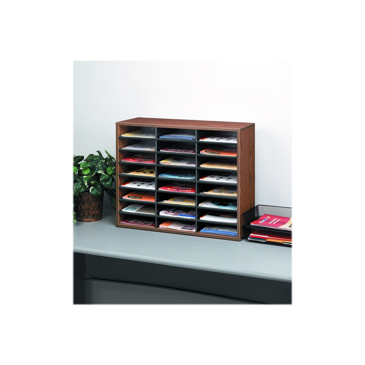 24-Compartment Letter Size Literature Organizer G85045