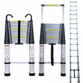 20FT Aluminum Telescoping Ladder 330 lbs Capacity D2579