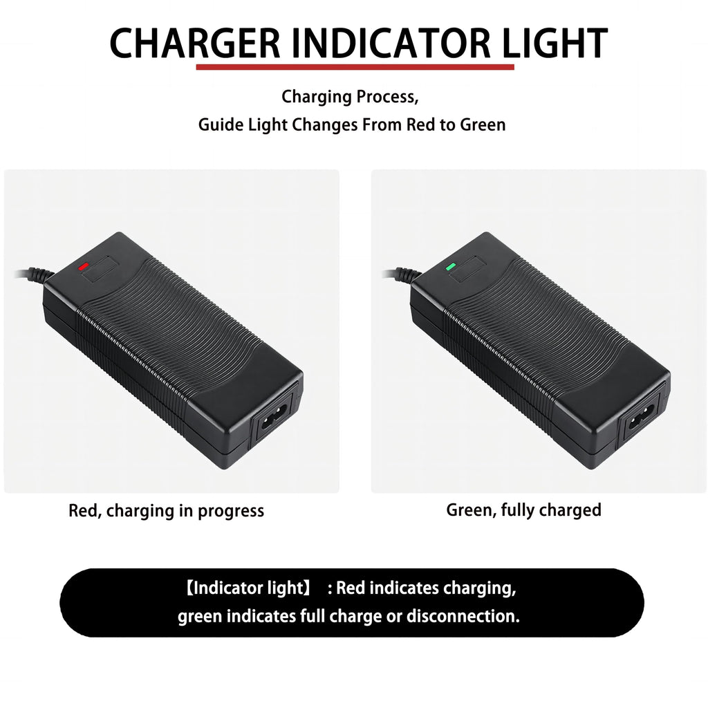 42V 2A Electric Scooter Battery Charger with XLR RCA & DC Plugs X51105
