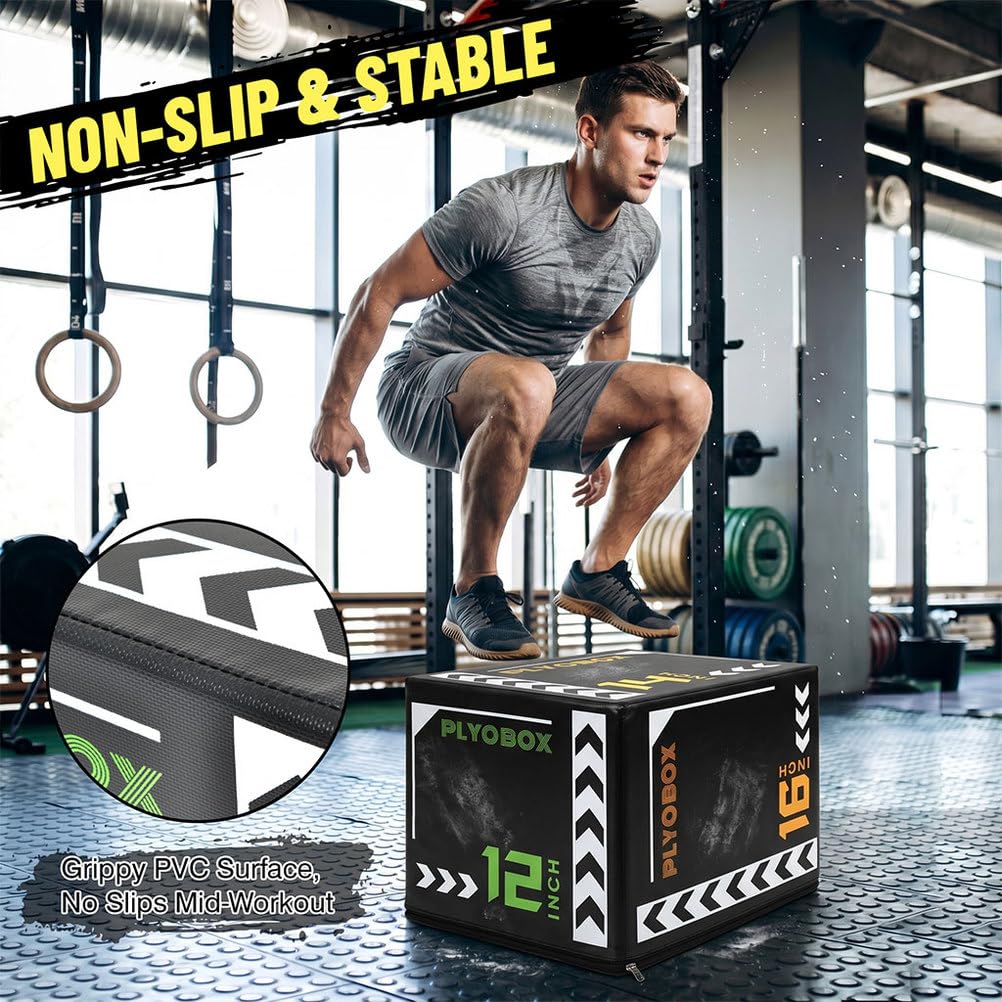 3-in-1 Foam Plyometric Jump Box R73418