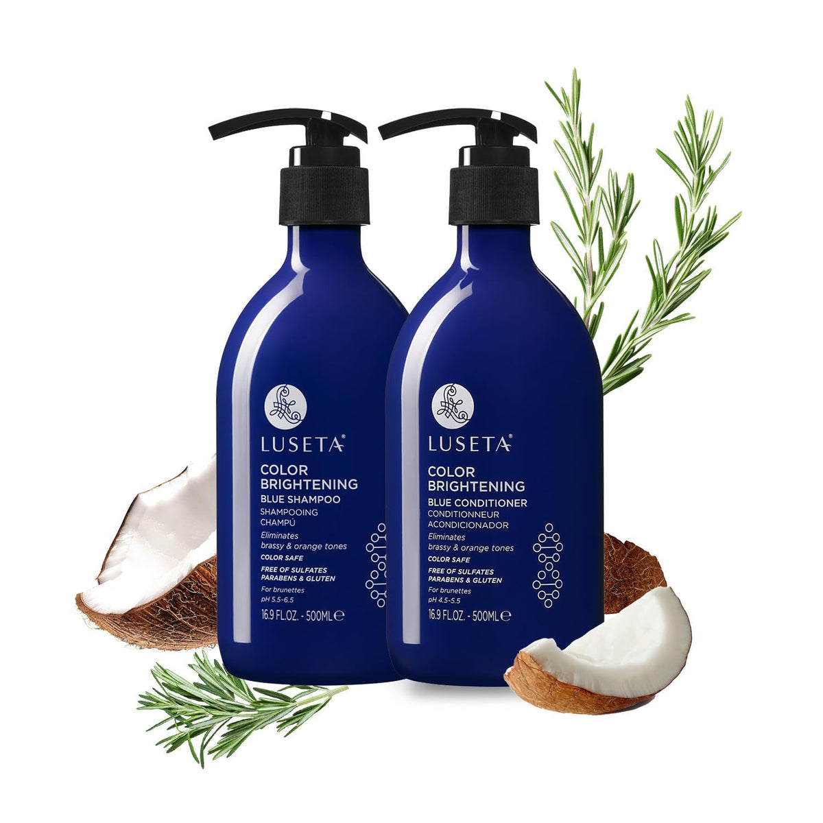 Blue Shampoo & Conditioner Set 2x16.9oz L423