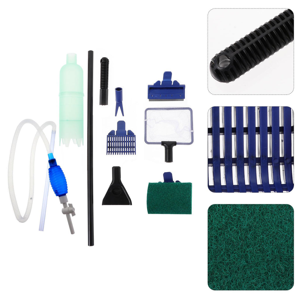 Fish Tank Cleaning Tool Set with 5 in 1 Brush Plastic H6627