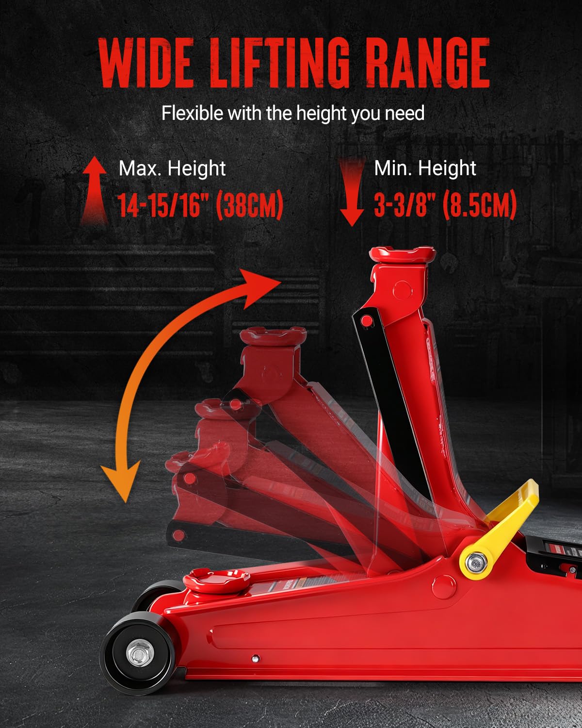 2.5 Ton Hydraulic Trolley Floor Jack X2599