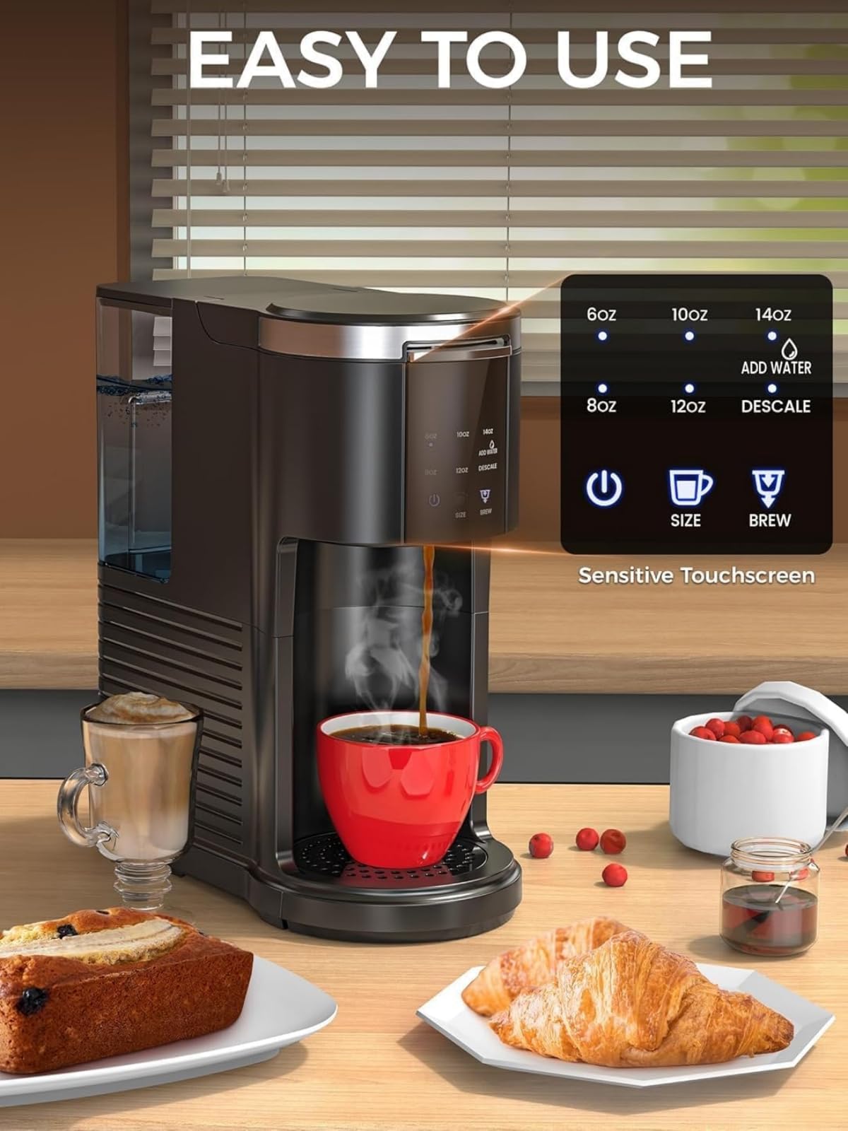 Single Serve Coffee Pod Maker V1443