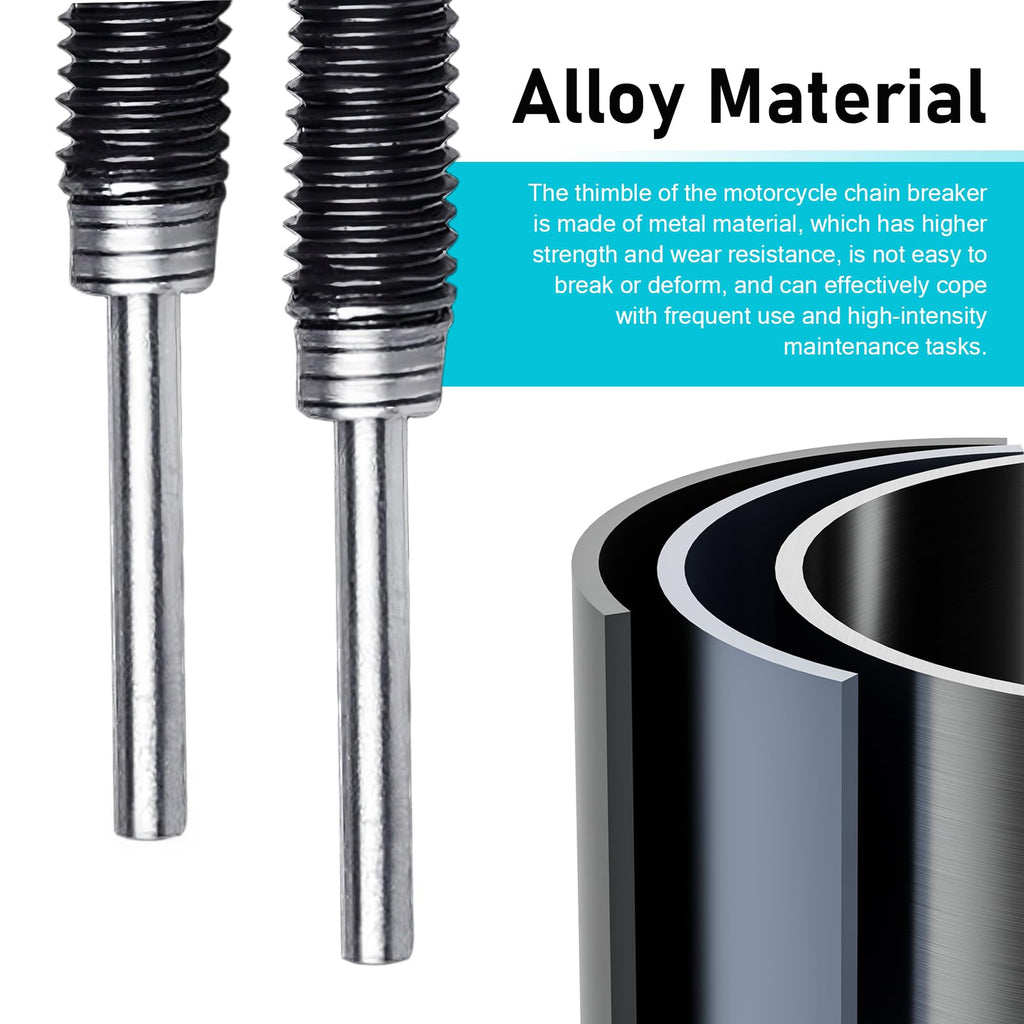 Heavy-duty Alloy 420-530 Roller Chain Breaker Tool with Grip R5338