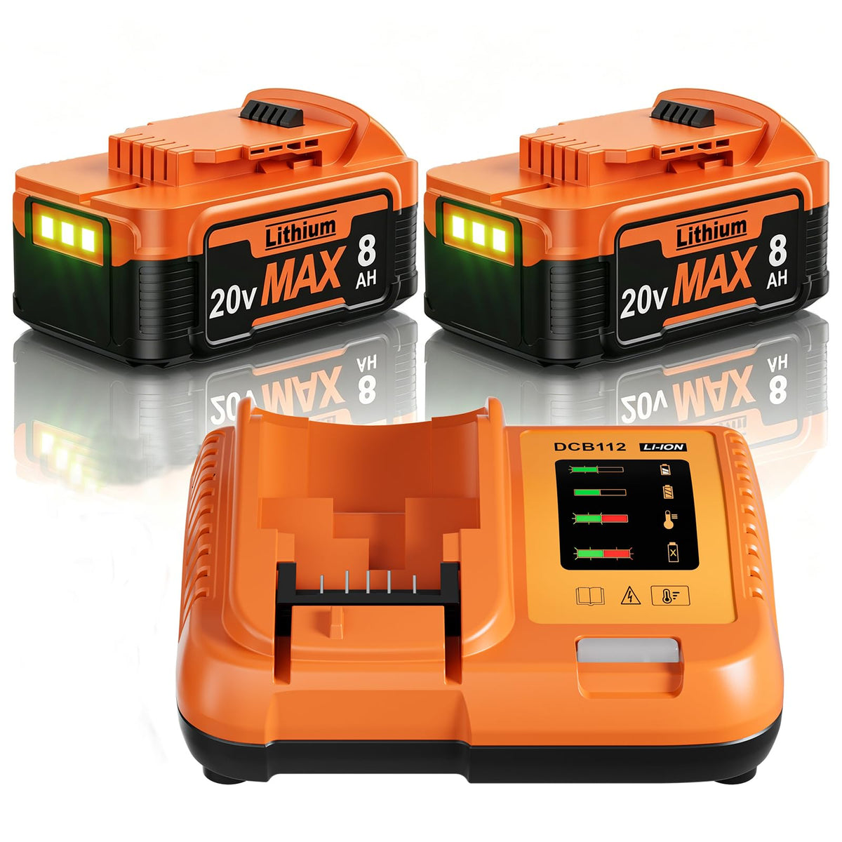8000mAh Replacement Battery and Charger T72254