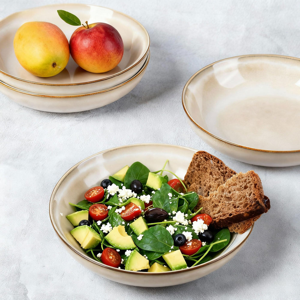 Ceramic Pasta Bowls Set of 4 Z842216