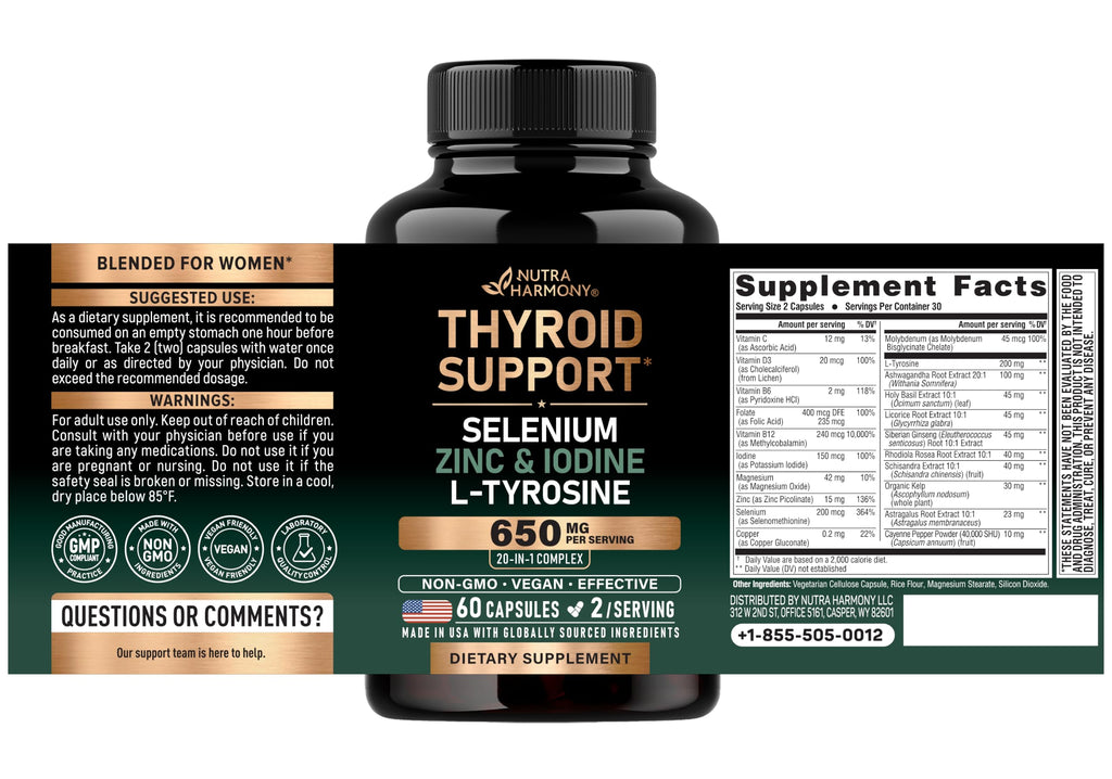 Thyroid Support 60 Caps I980029