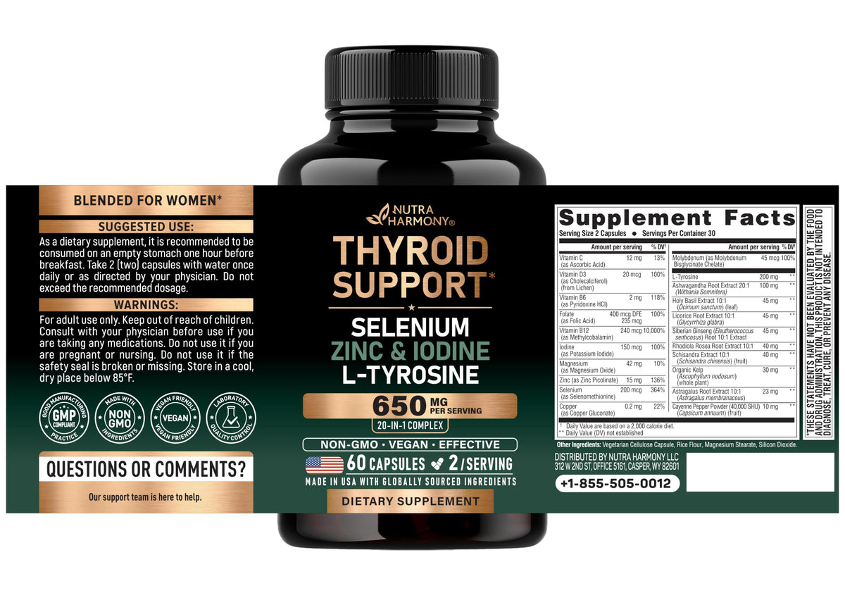 Thyroid Support 60 Caps I980029