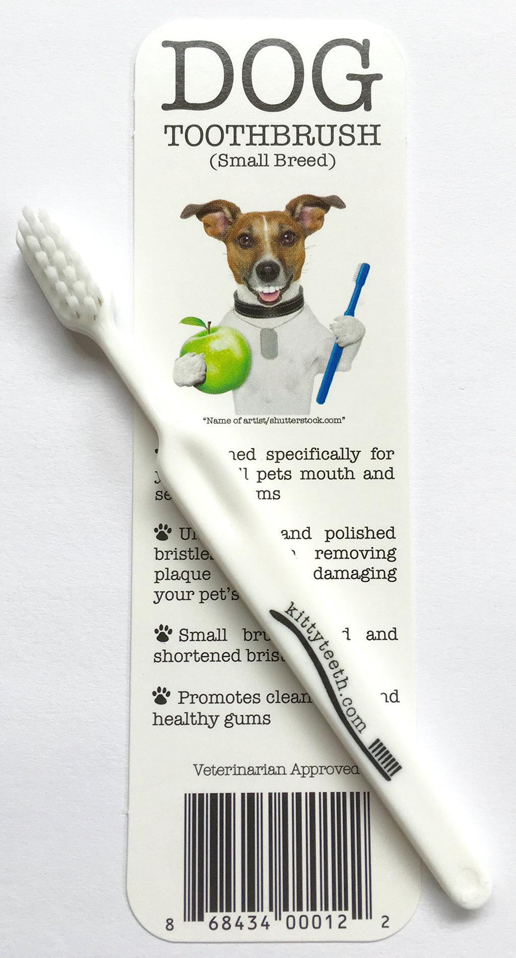 Dog & Cat Toothbrush, Small Brush Head D492