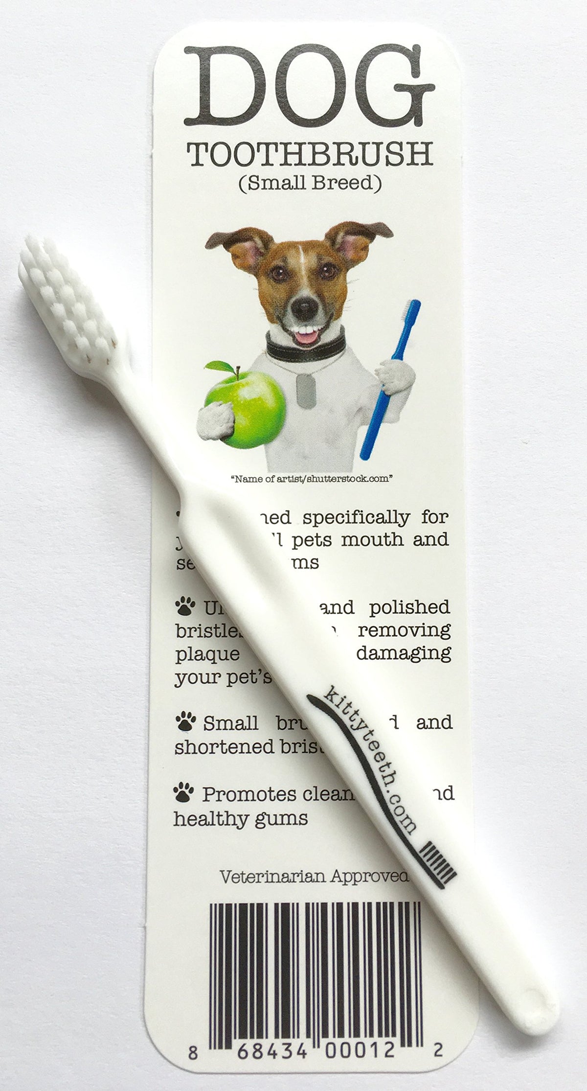 Dog & Cat Toothbrush, Small Brush Head D492