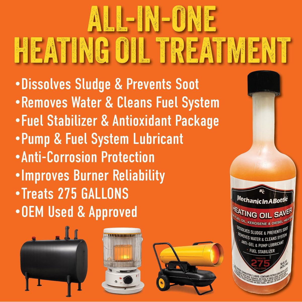 Home Heating Oil Additive 16 oz 2 Pack O2268