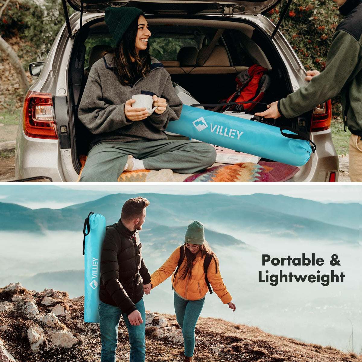 Folding Camping Table with 2 Cup Holders G383