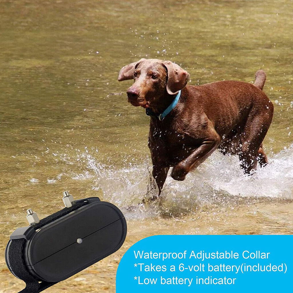 Electronic Dog Fence, In-ground/Aboveground Pet Containment System, Waterproof Training Collar J200