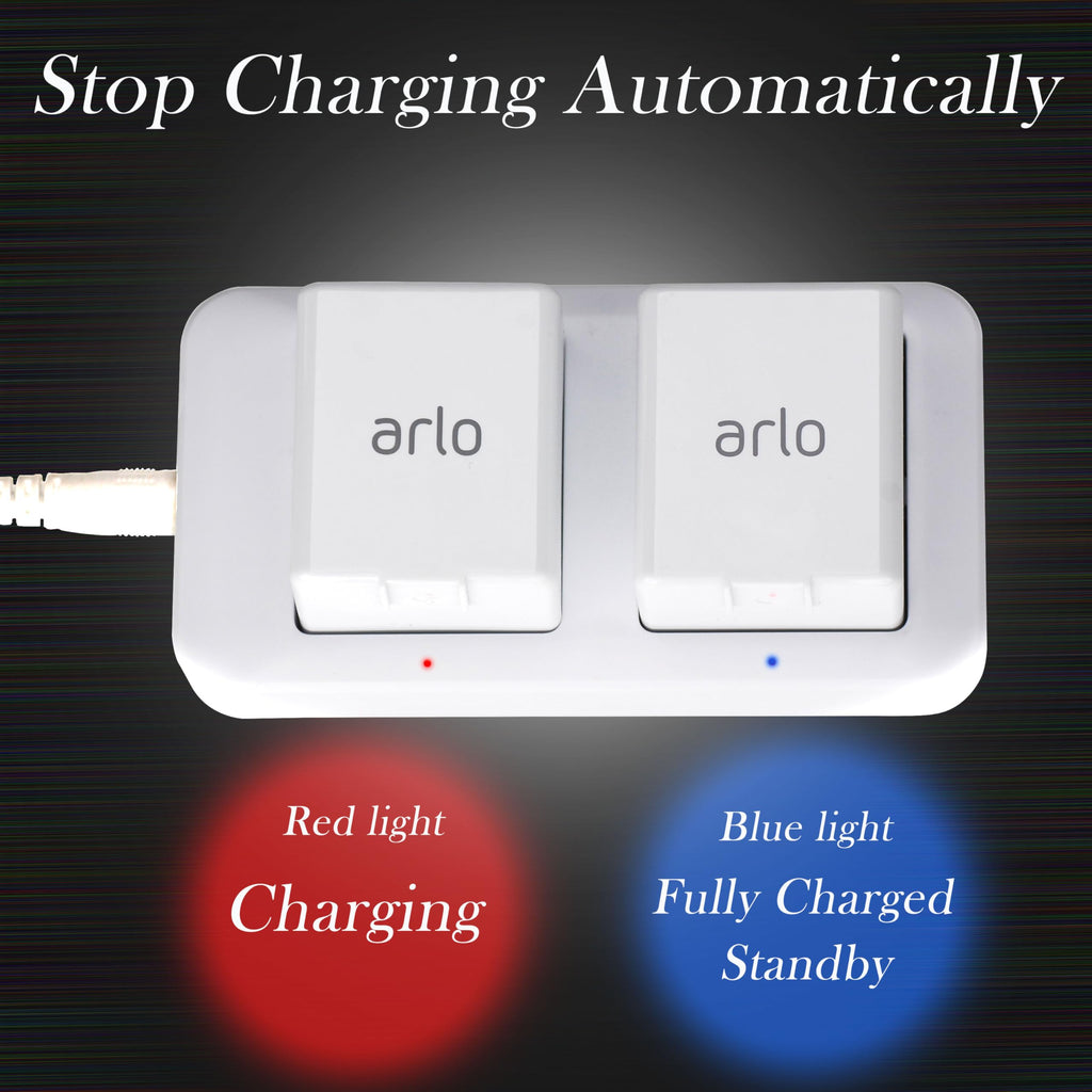 White Dual Slot Camera Battery Charger C55326
