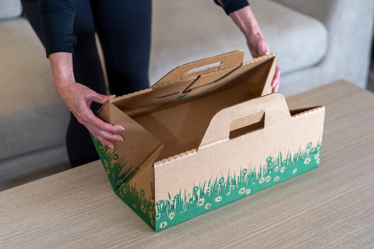 Biodegradable Disposable Litter Boxes 8-Pack Y67133