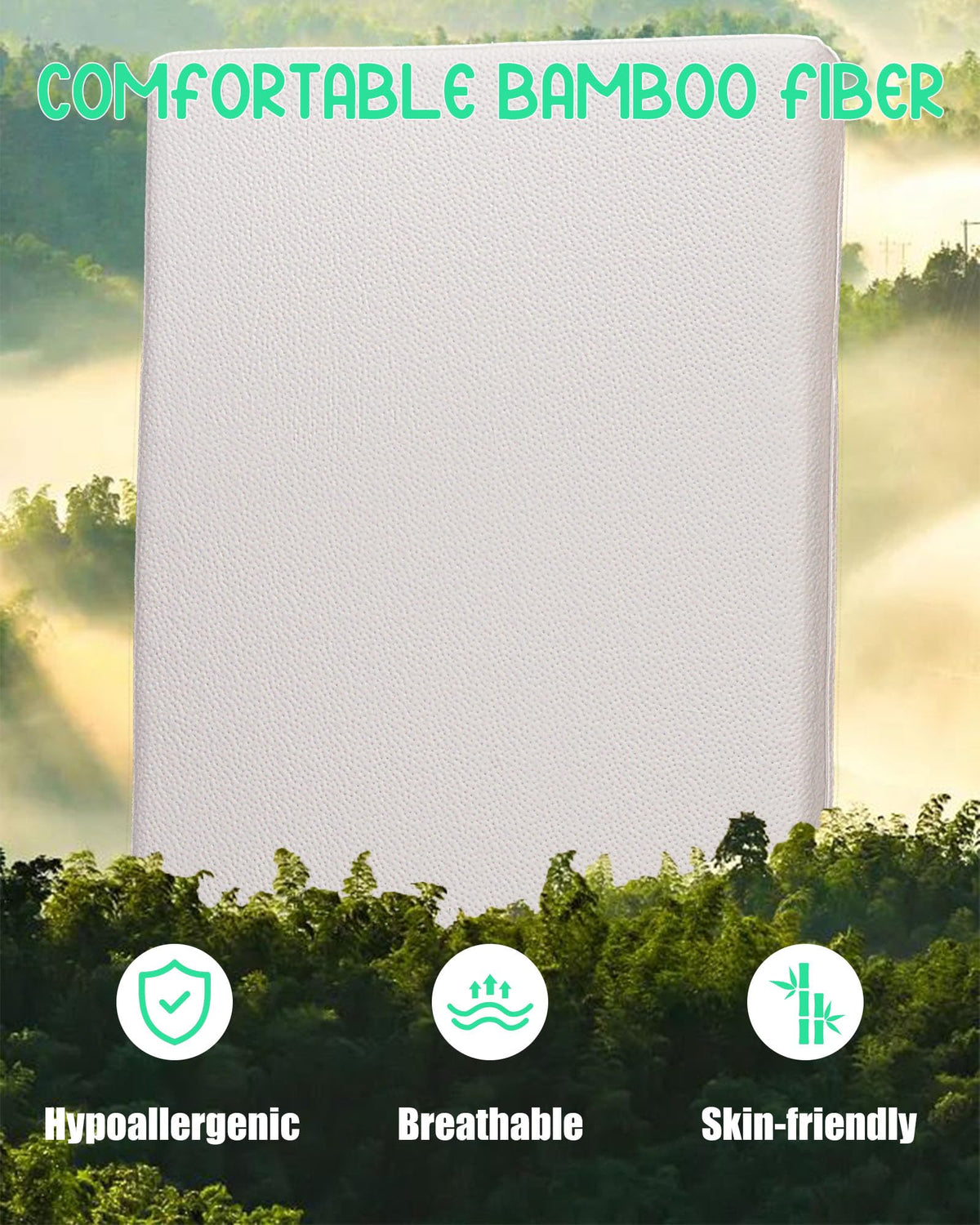 Mini Crib Mattress with Waterproof Bamboo Cover W87352