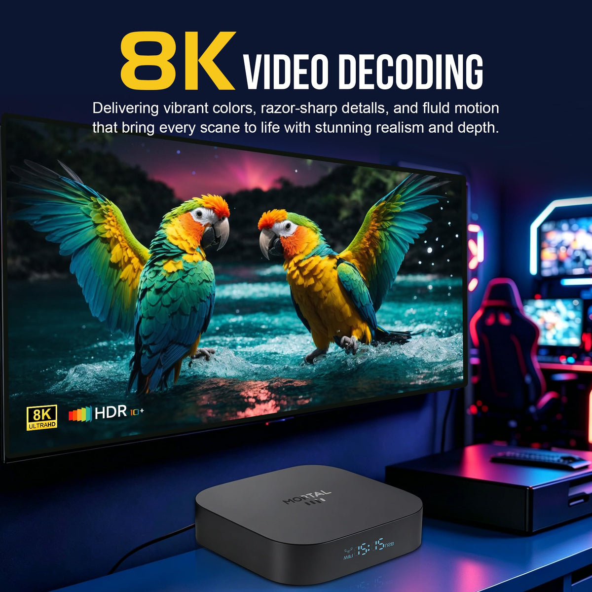 Android 14 TV Box 8K Ultra HD 2GB RAM 16GB ROM G79744