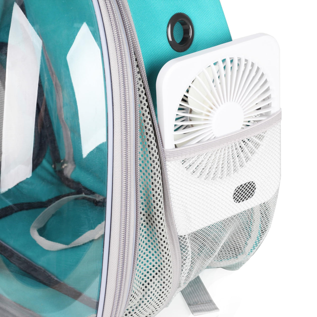 Expandable Cat Backpack with Mini Fan I49553