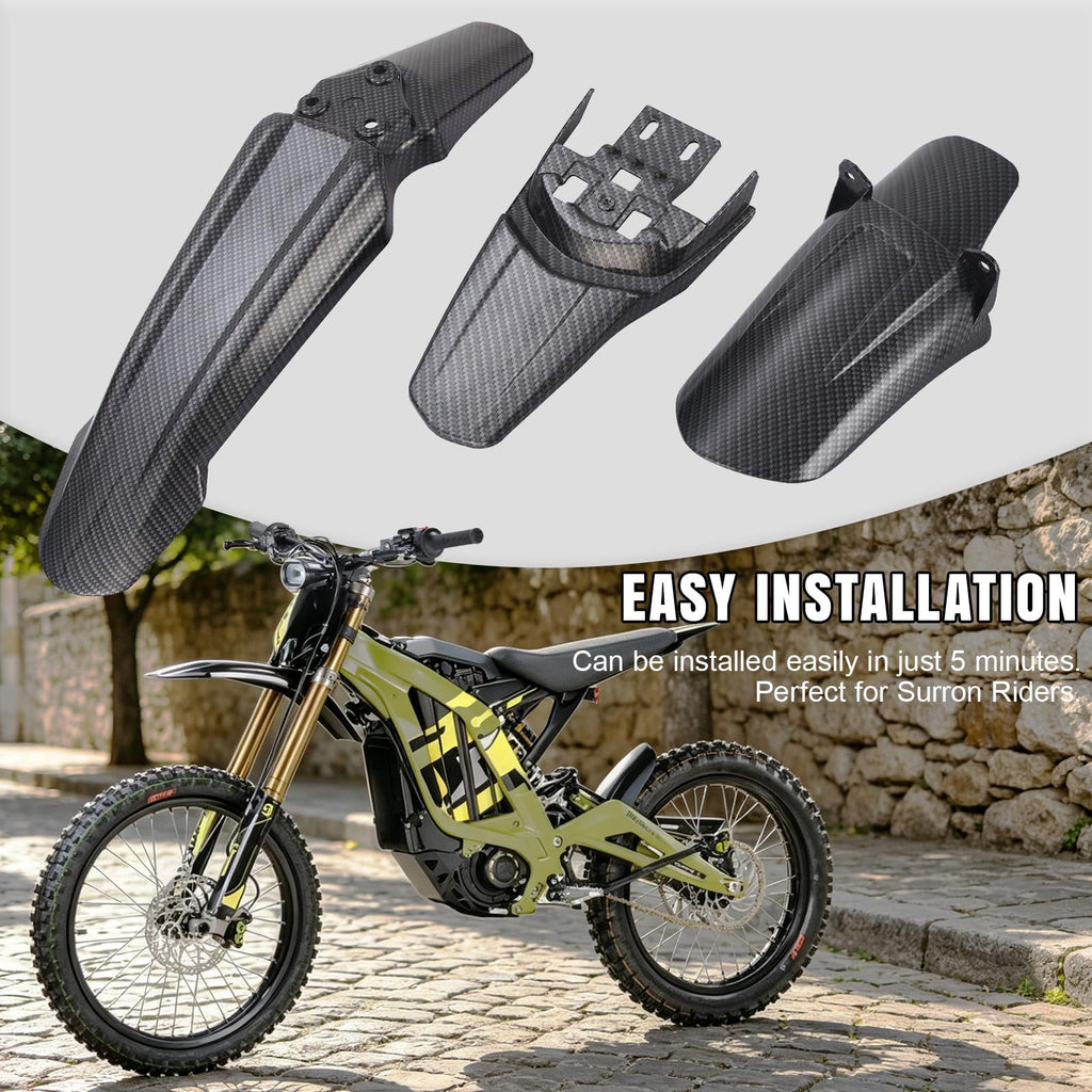 Black Front & Rear Fender Kit U436932