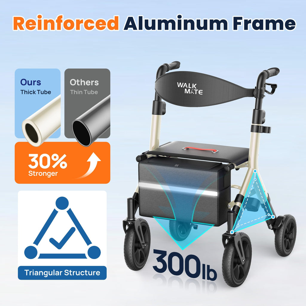 Rollator Walker with Seat K506